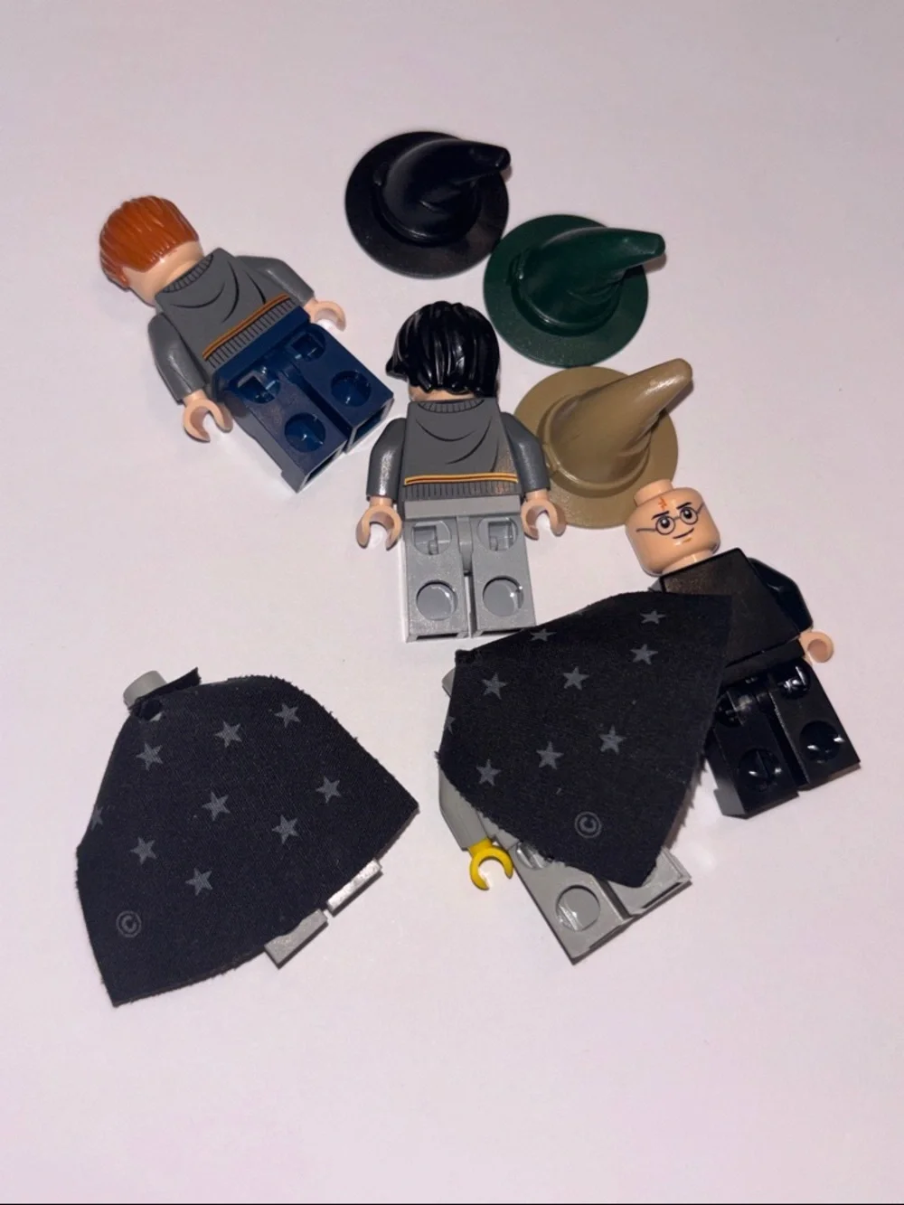 Lego Gryffindor & Slytherin Minifigure OG HP Lego Harry Potter Minifigures Hats